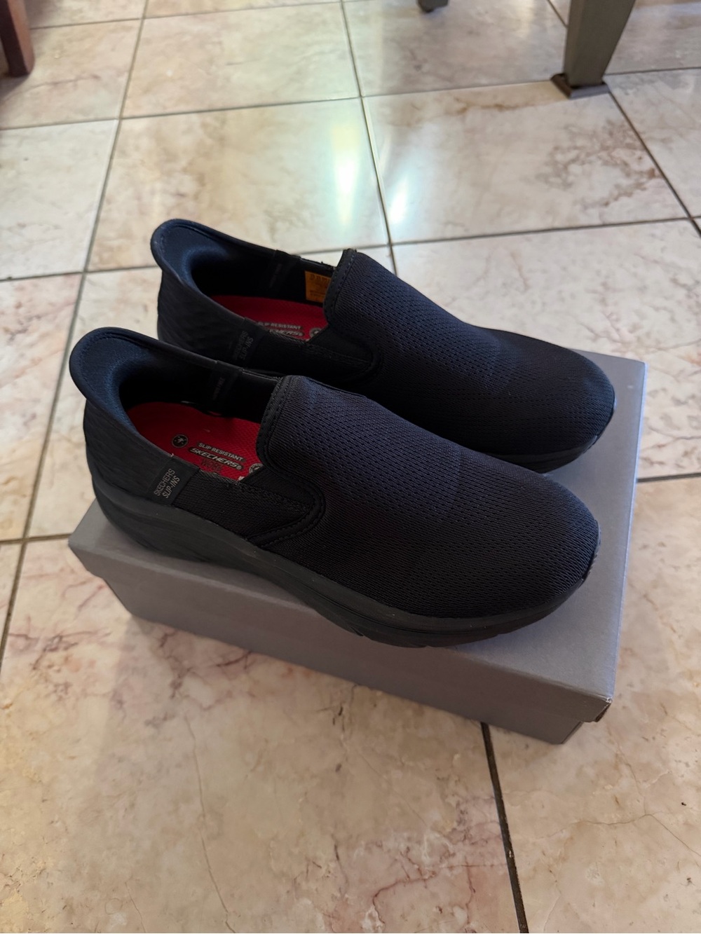 (NWOT) Skechers Women's Black Slip-On Athletic Shoes
